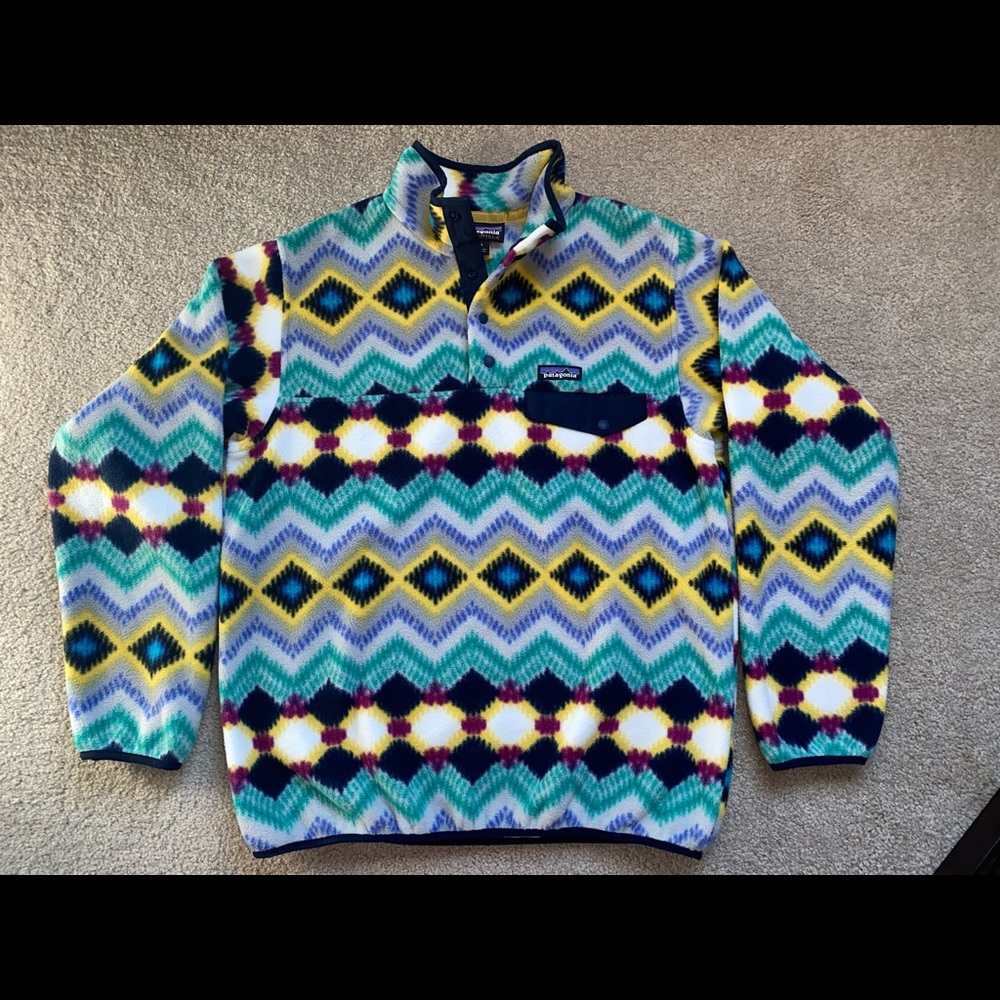 Patagonia Synchilla Snap T Pullover Fleece Jacket in Timber Twist